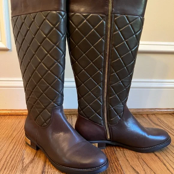 Vince Camuto Shoes Vince Camuto Quilt Dark Chocolate Leather